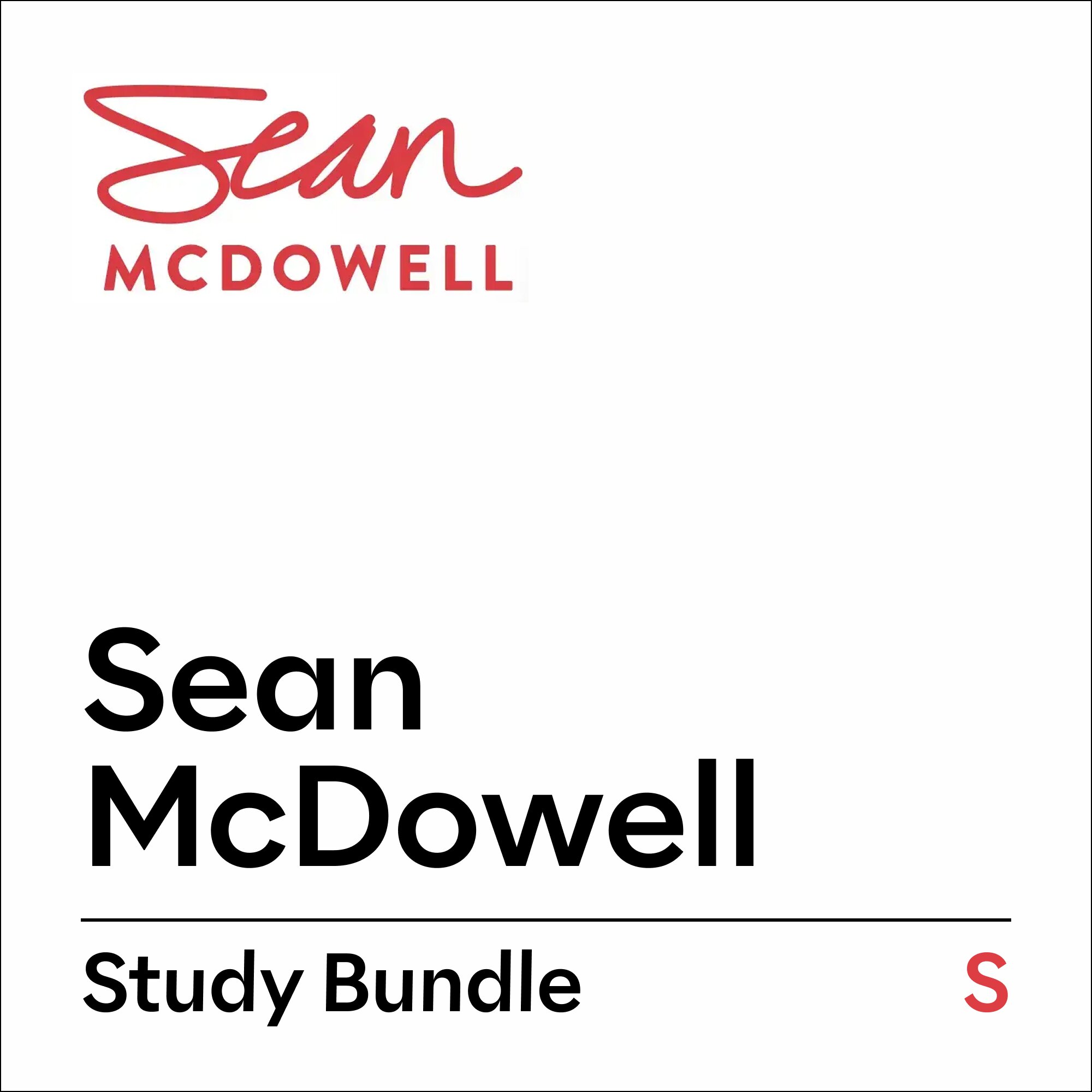 Sean McDowell Study Bundle, S