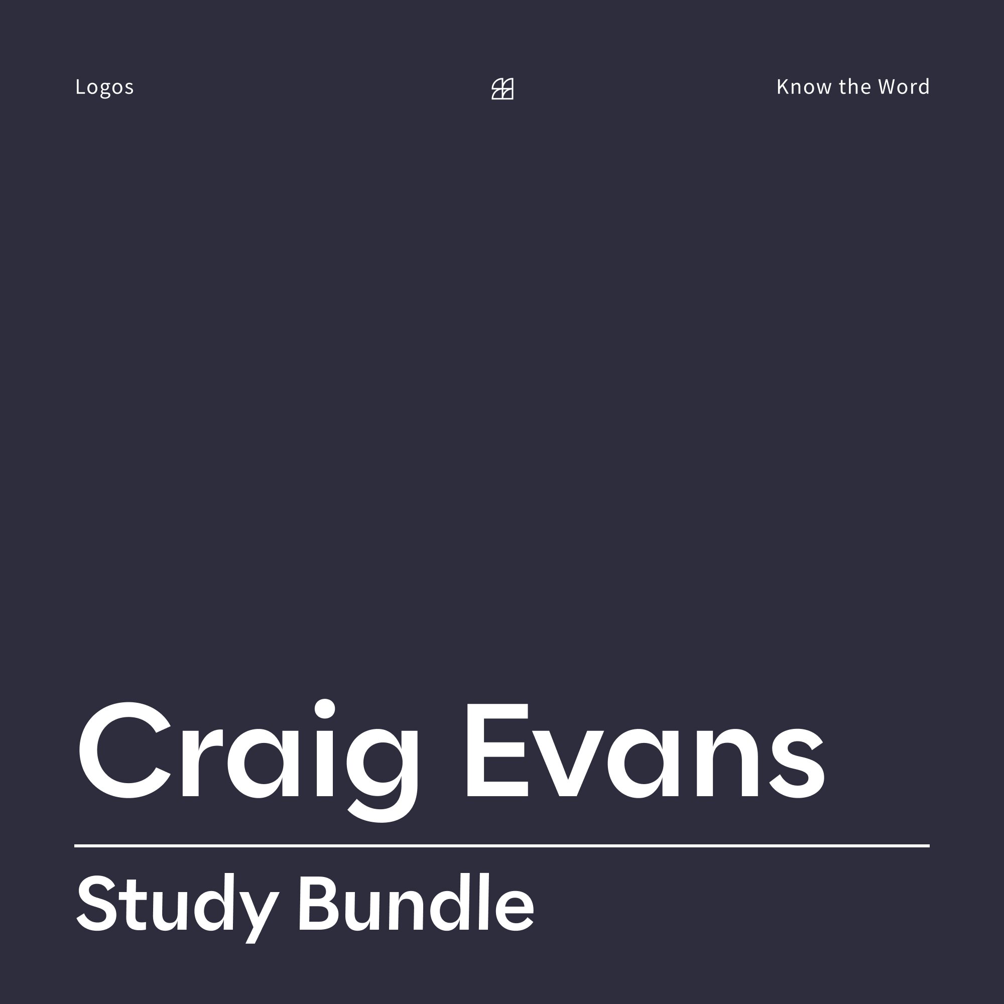Craig Evans Study Bundle
