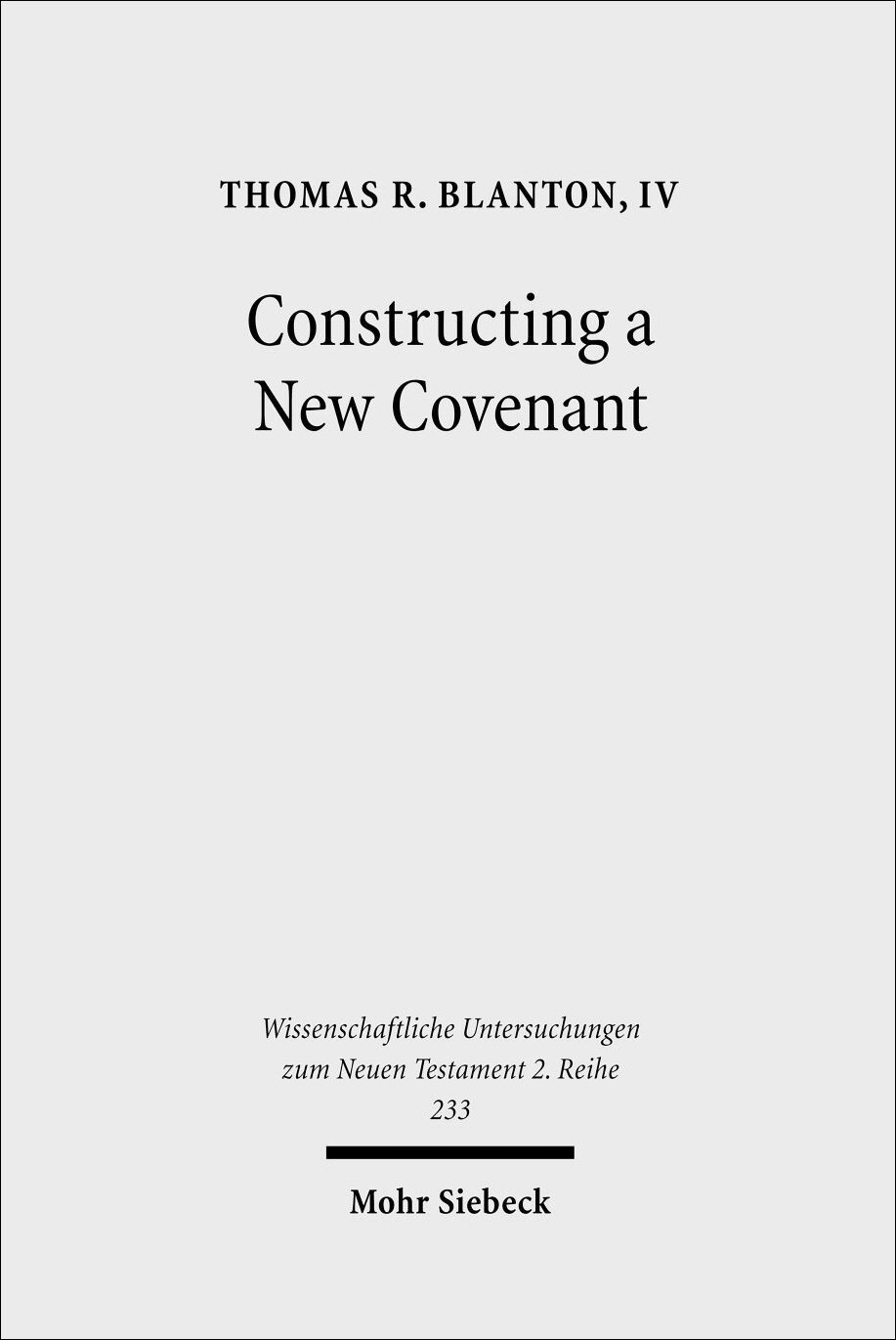 Constructing a New Covenant: Discursive Strategies in the Damascus Document and Second Corinthians