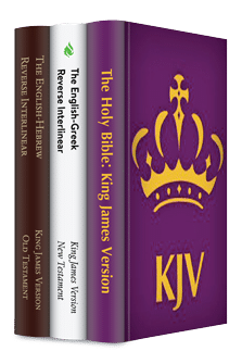 The King James Version (1900) with Reverse Interlinear