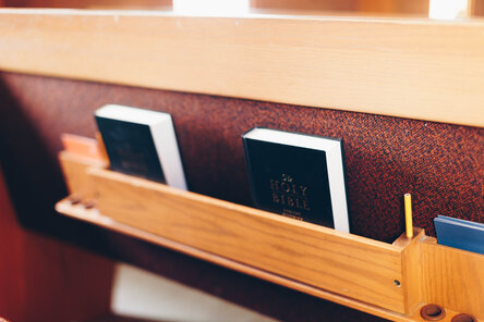 Bible in pew