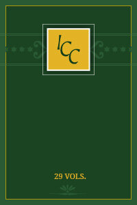 International Critical Commentary Old Testament | ICC (29 vols.)