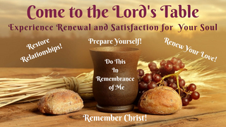 Come to the Lord's Table