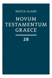 Nestle-Aland Greek New Testament, 28th Edition, with Morphology (NA28)