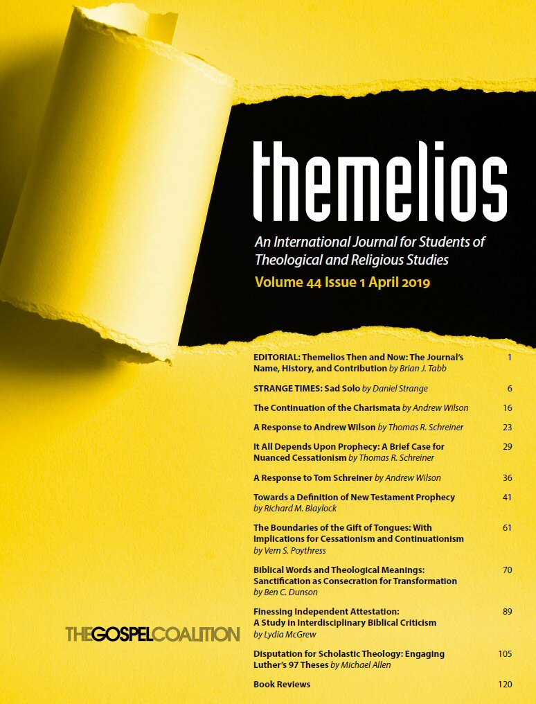 Themelios: Volume 44, No. 1, April 2019