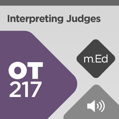 Mobile Ed: OT217 Interpreting Judges (8 hour course - audio)