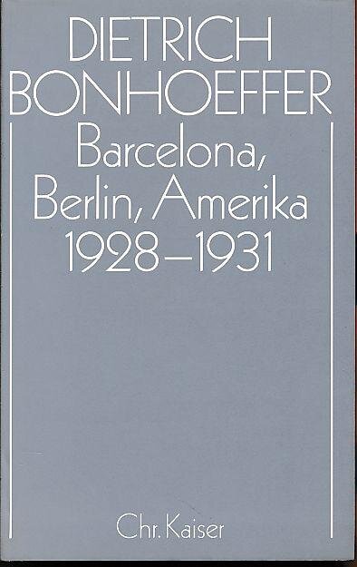 Barcelona, Berlin, Amerika 1928–1931