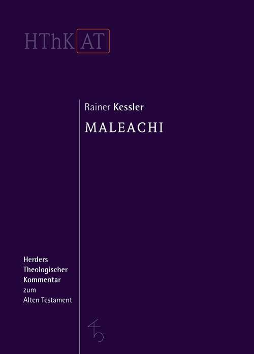 Maleachi (Herders Theologischer Kommentar zum Alten Testament | HThKAT)