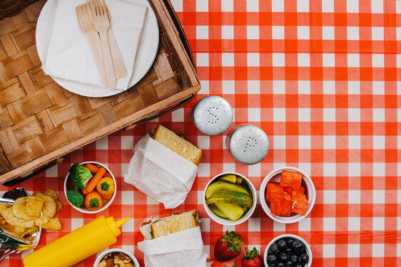 Unpacking Picnic Basket