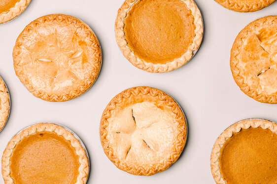 Pumpkin and Apple Pies