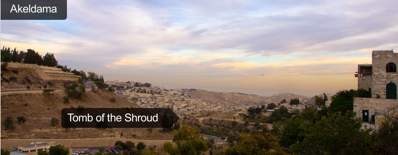 The Tomb of the Shroud in Akeldama is a first-century Jewish tomb—definitely not Jesus’ tomb but likely similar to it.