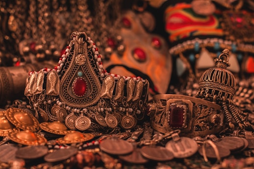 The treasures of the tribal dancer
