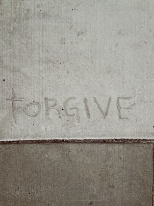 Forgive street art