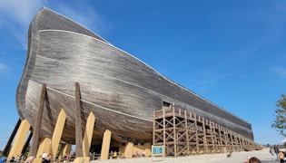 The gorgeous Ark Encounter in Williamstown, Kentucky! This is the largest wood structure in the world. A life-size reproduction of Noah's ark.