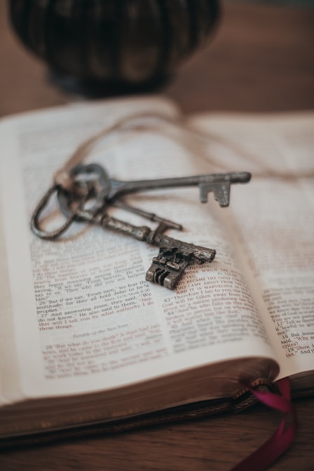 Bible with Keys