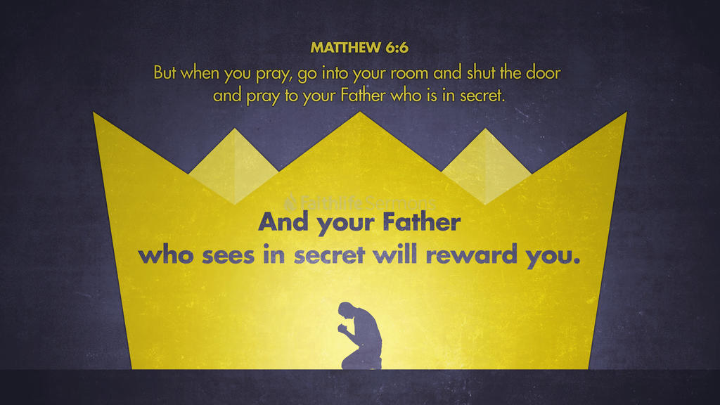 Matthew 6 6 Graphics For The Church