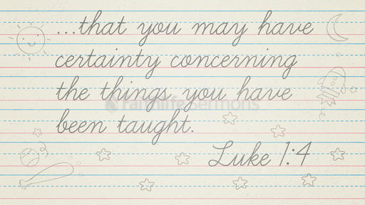 Luke 1:4