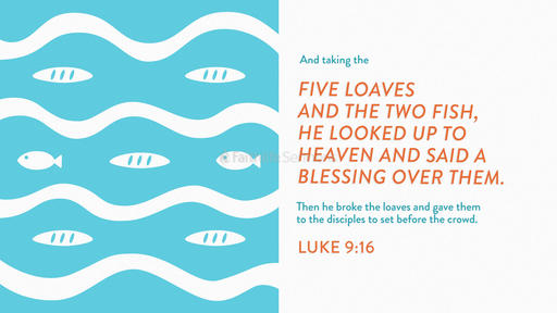 Luke 9:16