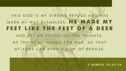 2 Samuel 22:33–35