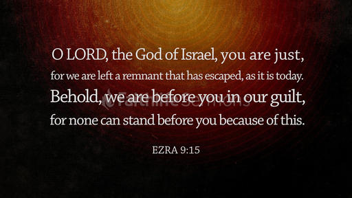 Ezra 9:15