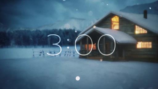 Winter Cabin - Countdown 3 min