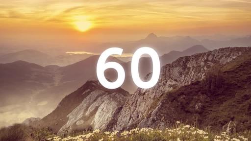 He is Risen: Mountains - Countdown 1 min