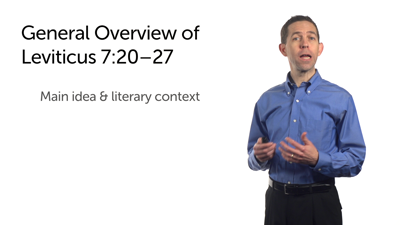 Related Matters (Lev 7:20–36)