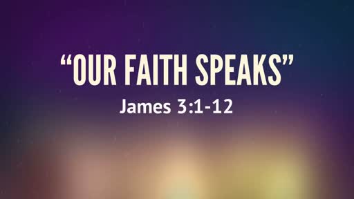 “Our Faith Speaks”