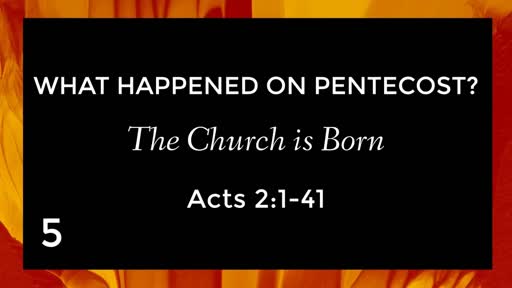 What Happened On Pentecost?