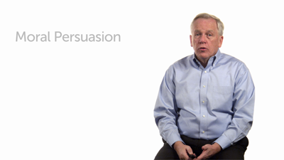 A Shift from Formal Authority to Moral Authority: Moral Persuasion