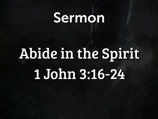 Abide in the Spirit