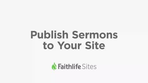 Publish Sermons to Your Site