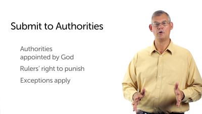 Submit to the Authorities
