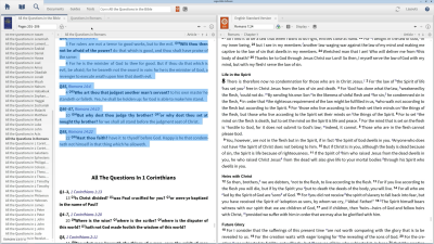Locating All the Questions in the Book of Romans