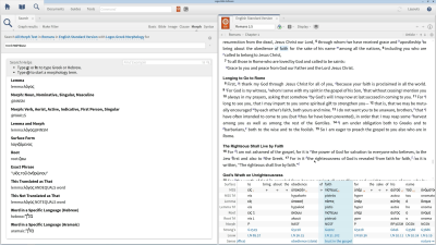 Using Visual Filters to See Major Divisions in Romans