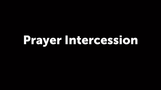 Prayer Intercession