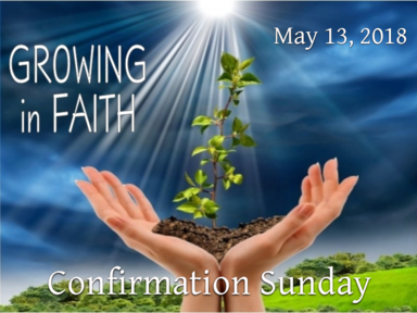 May 13, 2018 - Confirmation Service