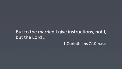 Women in 1 Corinthians 7: Marriage and Divorce
