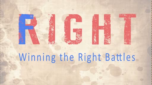 Fight Right, Part 2: The Fight Within Me // Pastor Nate Cress