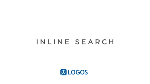 Inline Search