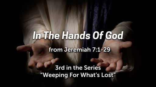 In The Hands Of God