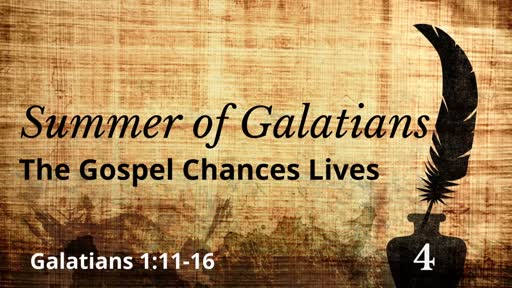 The Gospel Chances Lives