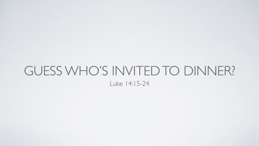 Guess who's invited to dinner?