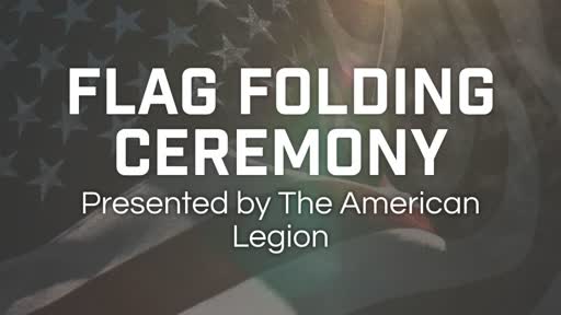 Flag Folding Ceremony - 6/24/2018