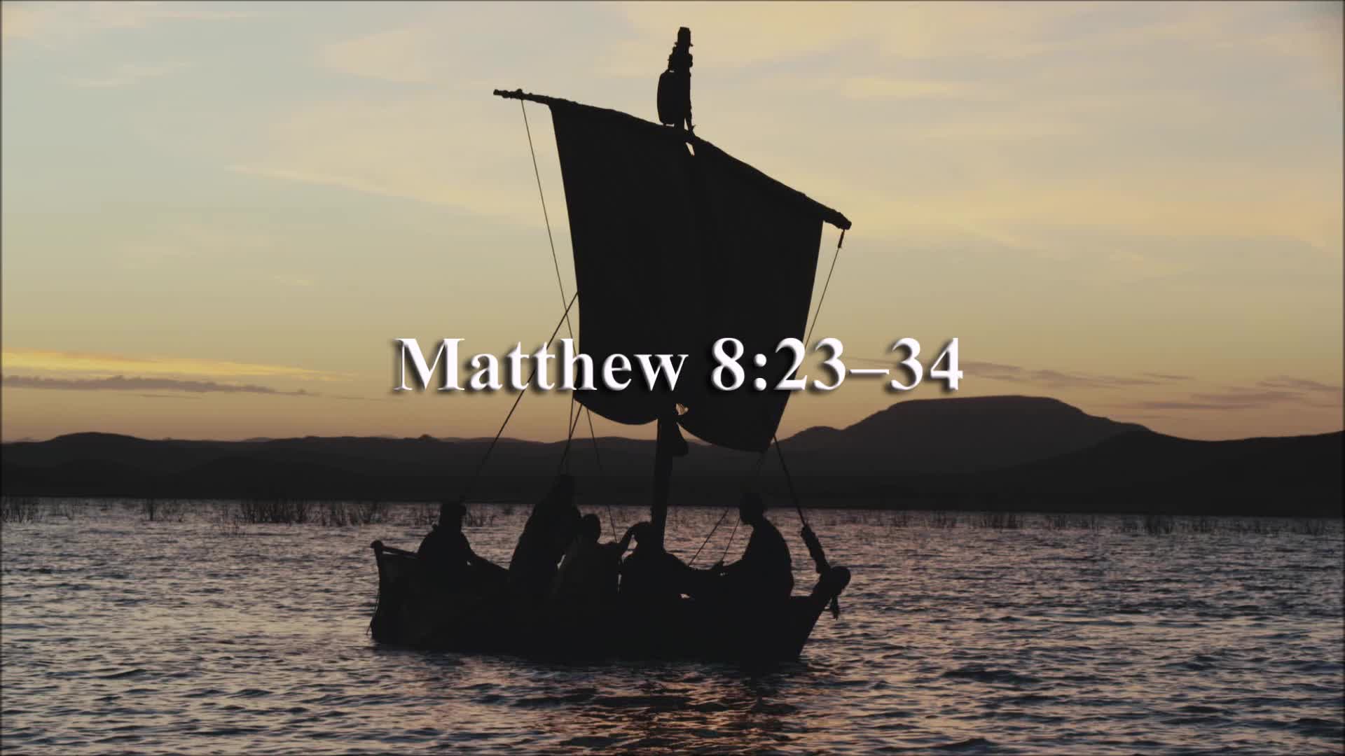 Matthew 823 34 Faithlife Tv