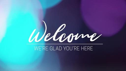 Violet Bokeh - Welcome