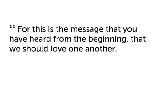 WE SHOULD LOVE ONE ANOTHER, Pastor Jim Smith. 07/22/18