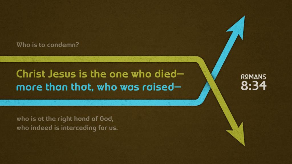 Romans 8:34 large preview