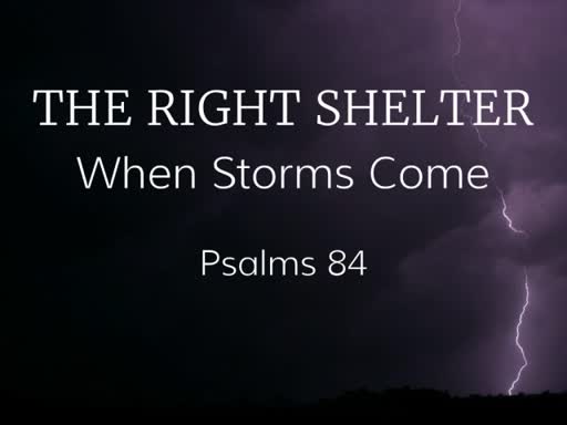 The Right Shelter