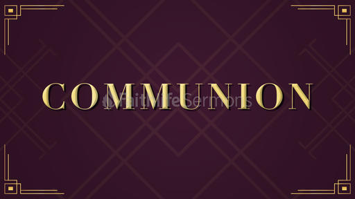 Communion Purple and Gold